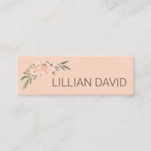 赤面ピーチウォーターカラーフローラバラ&セージ緑