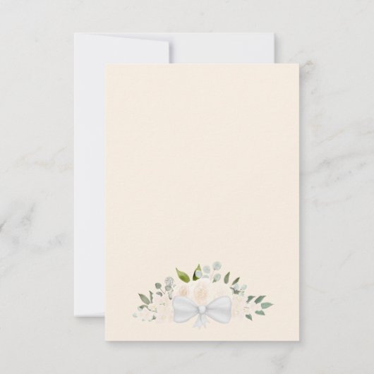 赤面ピーチウォーター色フローラ結婚ズカレンダー セーブザデート (裏面)