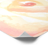 赤面ピーチエレファントウェルカムサインポスター ポスター (角)