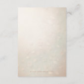 赤面ピーチピンクフローラ詳細カード エンクロージャーカード (裏面)