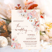 赤面ピーチボホフローラ結婚ズ 招待状