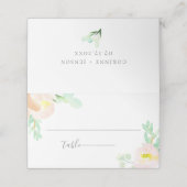 赤面ピーチミントボタニッ結婚クス プレイスカード (外部開封)
