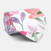 赤面ピーチモダントレンディーフローラルパタ結婚ーン ネクタイ (ロール)