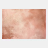 赤面ピーチ女性のカーボーイ包装紙 ラッピングペーパーシート (正面3)