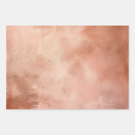 赤面ピーチ女性のカーボーイ包装紙 ラッピングペーパーシート (正面3)