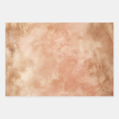 赤面ピーチ女性のカーボーイ包装紙 ラッピングペーパーシート (正面)