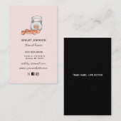 赤面フィットネスギアパーソナルトレーナー名刺 名刺 (正面/裏面)