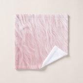 赤面フェイクハイランド牛の毛皮の#1(ファーフェイク) #animal バスタオルセット (ウォッシュタオル)