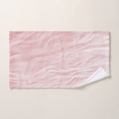 赤面フェイクハイランド牛の毛皮の#1(ファーフェイク) #animal バスタオルセット (ハンドタオル)