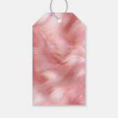 赤面フェイクピンクレザー&ファー ギフトタグ (裏面)