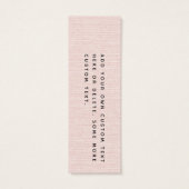 赤面フェイクピンクlinenルック価格つるラベル (裏面)