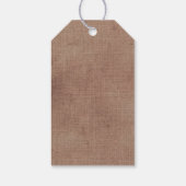 赤面フェイクリネン(リネンルック)シルバーグリッターツリー ギフトタグ (裏面)