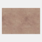 赤面フェイクリネン(リネンルック)シルバーグリッター ラッピングペーパーシート (正面)