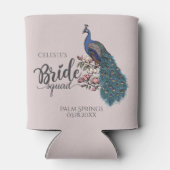 赤面フェミニンピーコックブライドスクワッド 缶クーラー (裏面)