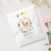 赤面フェミニンフローラウッドランドディアベビーシャワー フェイバーバッグ (封をした状態)
