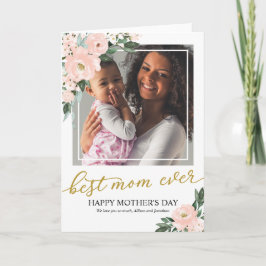 赤面フォー最高のルママEver Photo Mothers Day Card カード