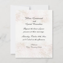 赤面フラッシュ結婚式招待状