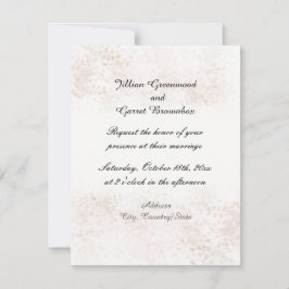 赤面フラッシュ結婚式招待状 招待状