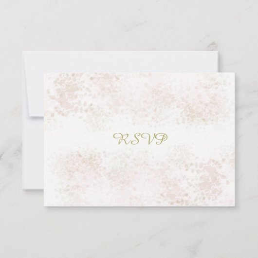 赤面フラッシュRSVP 出欠カード (正面)