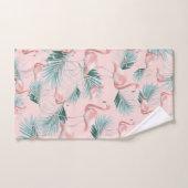 赤面フラミンゴパームビブス#1 バスタオルセット (ハンドタオル)