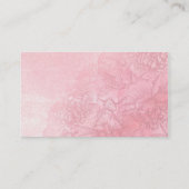 赤面フラワーウォーター結婚カラー座席表 プレイスカード (裏面)