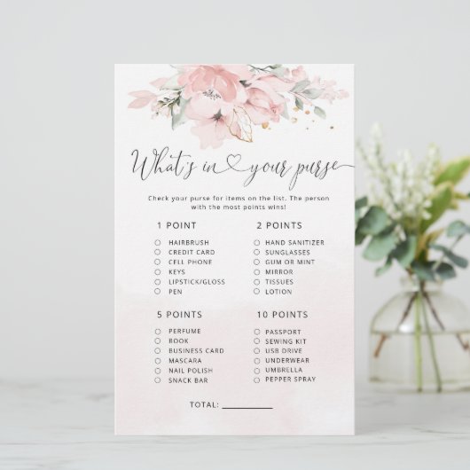 赤面フローラあなたの財布ゲームの中に何が (スタンド正面)