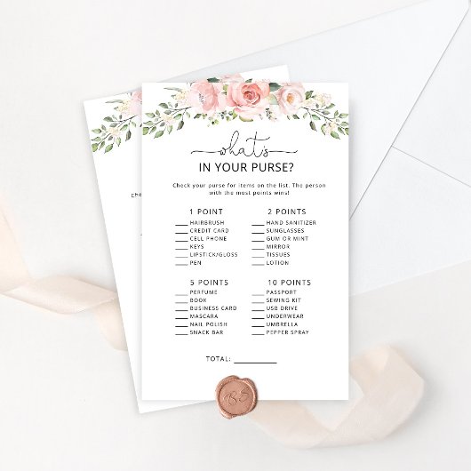 赤面フローラあなたの財布ゲームの中に何が