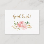 赤面フローラおむつラッフルチケットカード エンクロージャーカード (裏面)