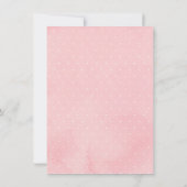 赤面フローラのウッドランド野生動物1歳の誕生日 サンキューカード (裏面)