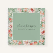 赤面フローラのメッセージを私の娘のジャーナルに ノートブック (正面)