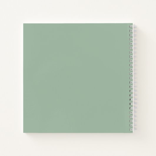 赤面フローラのメッセージを私の娘のジャーナルに ノートブック (裏面)