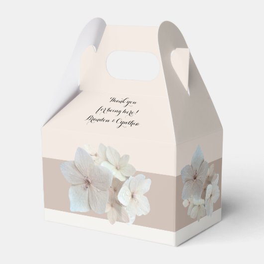 赤面フローラの庭園の結婚式/シャワー優先ボックス フェイバーボックス (正面サイド)