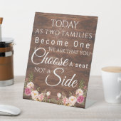 赤面フローラは座席ポスター台座の看板を選択 台座サイン (インサイチュ)