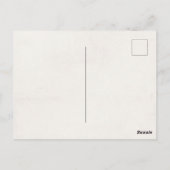 赤面フローラほこりっぽいピンクの赤ちゃん感謝していシャワーあなた ポストカード (裏面)