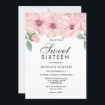 赤面フローラウォーターカラースウィート16招待状 招待状<br><div class="desc">赤面フローラ水彩甘い16招待状ストアのマッチングコレクションを参照</div>