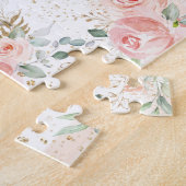 赤面フローラウッドランドアニマルズマイフラワーガール ジグソーパズル (側面)