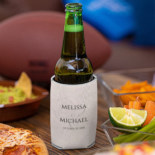 赤面フローラエレガント書道アンパシンプルサンド 缶クーラー