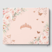 赤面フローラキンセアニラクリン15 XVバラ金ゴールド ゲストブック (裏面)