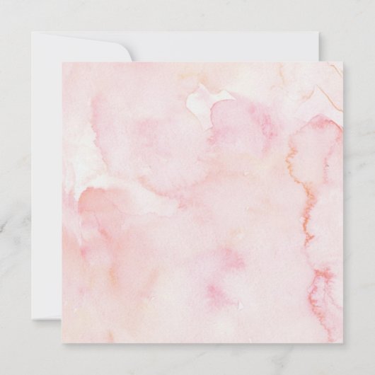 赤面フローラグリーナリーガール1st誕生日パーティー 招待状 (裏面)