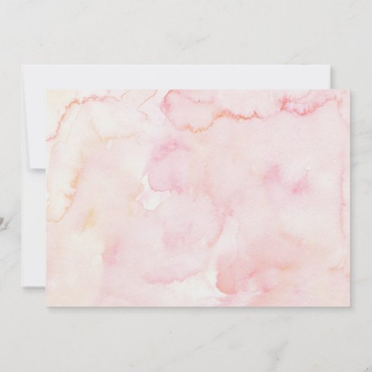 赤面フローラグリーンリーガール3rdバースデーフォト 招待状 (裏面)