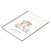 赤面フローラケーキミキサーベーカリーケータリングレシピ ノートブック (左側)