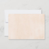 赤面フローラサンキューカード、緑 ノートカード (裏面)