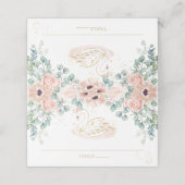 赤面フローラスワンプリンセスベビーシャワー誕生日 プレイスカード (外部開封)