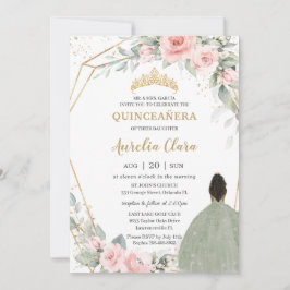 赤面フローラセージグリーンブラウンプリンセスキンセアニラ 招待状