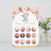 赤面フローラゾウあなたの携帯ゲームの中に何がある (スタンド正面)