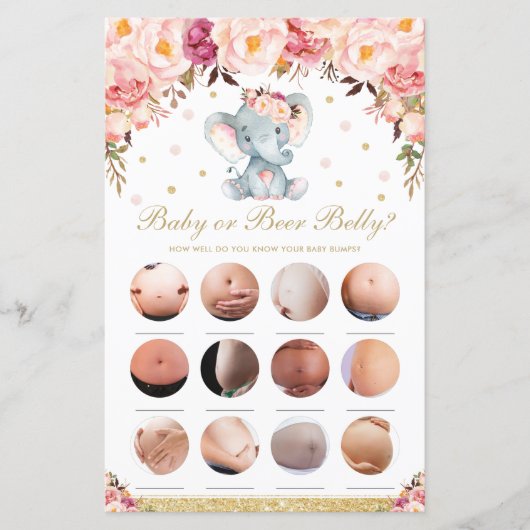 赤面フローラゾウあなたの携帯ゲームの中に何がある (正面)