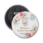 赤面フローラティーパーティーブライダルベビーシャワー誕生日 栓抜き (正面)