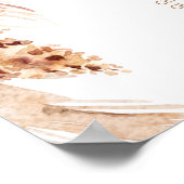 赤面フローラテラコートスイート16シーティングチャート ポスター (角)