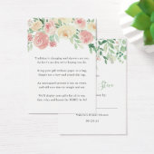 赤面フローラノーラップシャワー表示ギフトラベル (デスク)