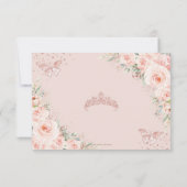 赤面フローラバラキンセアニェラスウィート16カレンダー セーブザデート (裏面)